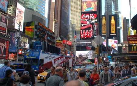 Times Square, hiperestimulació